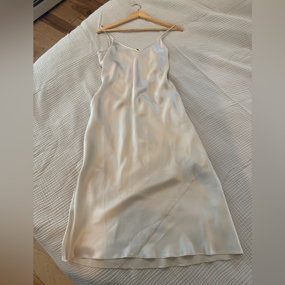 Quince 100% Silk Slip Dress